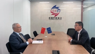 方东葵秘书长与汽车工作组主席张晖举行工作会谈