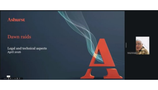 欧盟中国商会联合Ashurst律所成功召开“在欧中企如何应对黎明突袭”线上培训